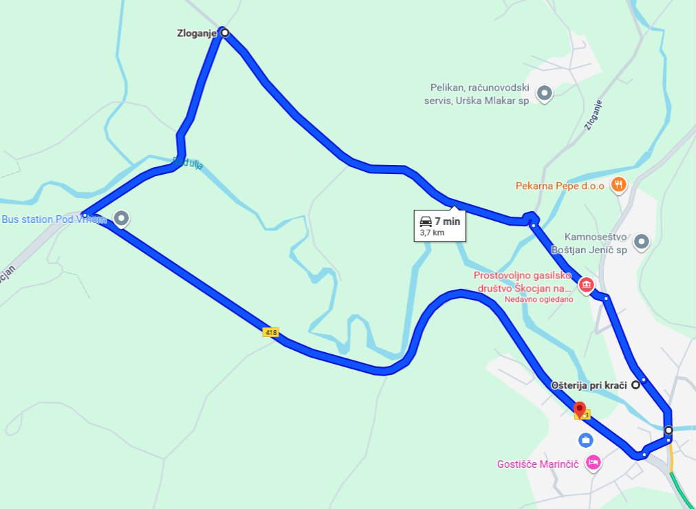 Knobleharjev pokal 2025 trasa